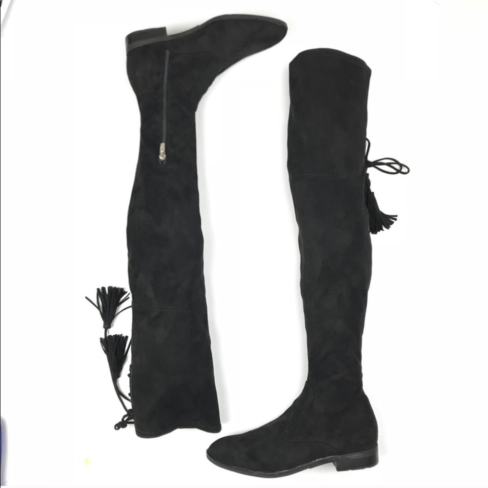 Marc Fisher Knee High Tassel Boots